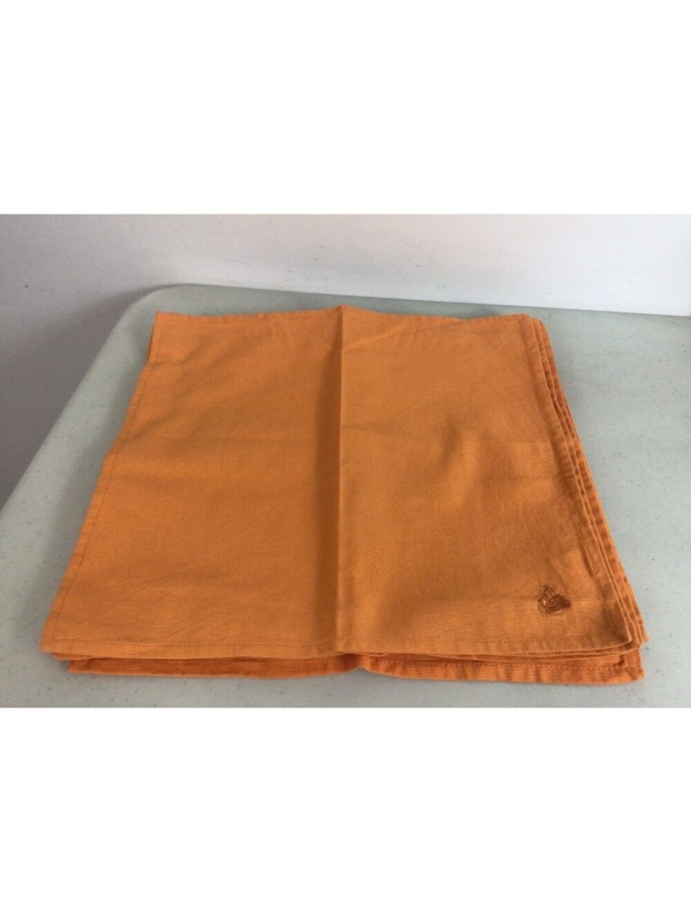 Vintage Fiesta Orange Table Napkins Lot of 8
